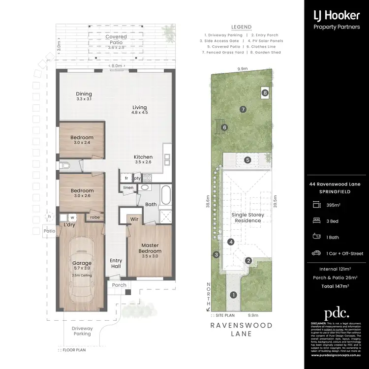 Floorplan of Homely house listing, 44 Ravenswood Lane, Springfield QLD 4300