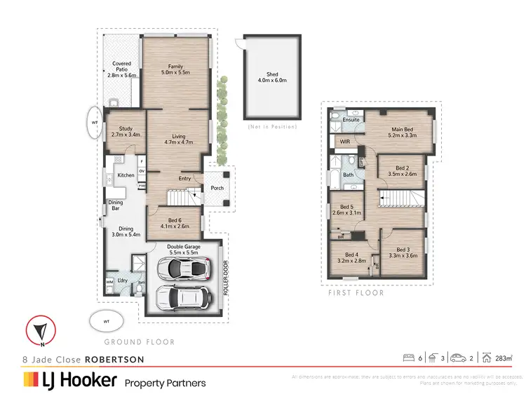 Floorplan of Homely house listing, 8 Jade Close, Robertson QLD 4109