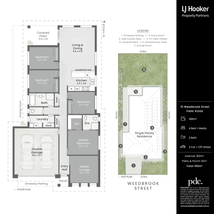 Floorplan of Homely house listing, 15 Weedbrook Street, Park Ridge QLD 4125