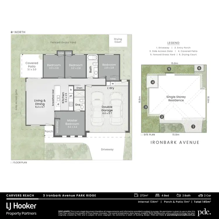 Floorplan of Homely house listing, 3 Ironbark Avenue, Park Ridge QLD 4125