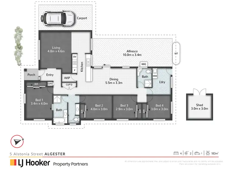 Floorplan of Homely house listing, 5 Alstonia Street, Algester QLD 4115