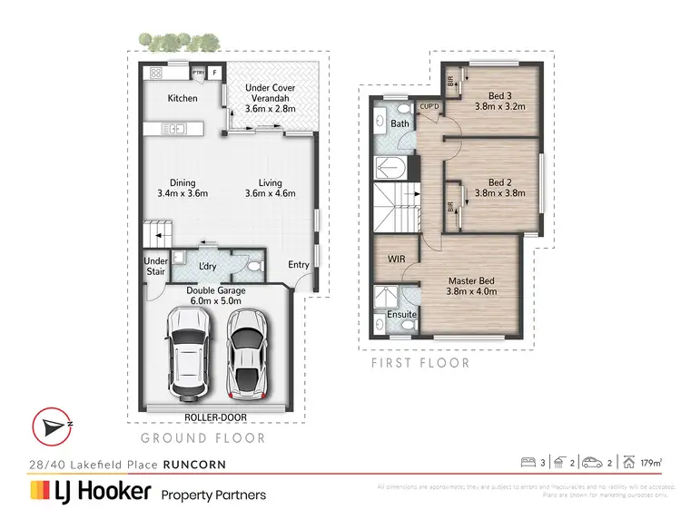 Floorplan of Homely townhouse listing, 28/40 Lakefield Place, Runcorn QLD 4113