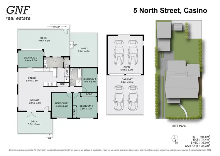 Floorplan of Homely house listing, 5 North Street, Casino NSW 2470