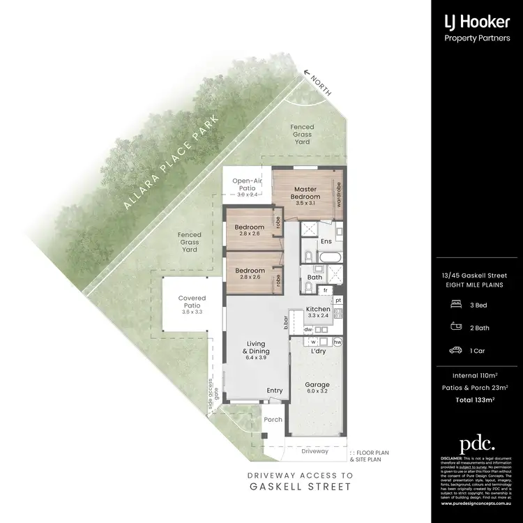 Floorplan of Homely townhouse listing, 13/45 Gaskell Street, Eight Mile Plains QLD 4113