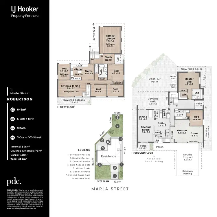 Floorplan of Homely house listing, 11 Marla Street, Robertson QLD 4109