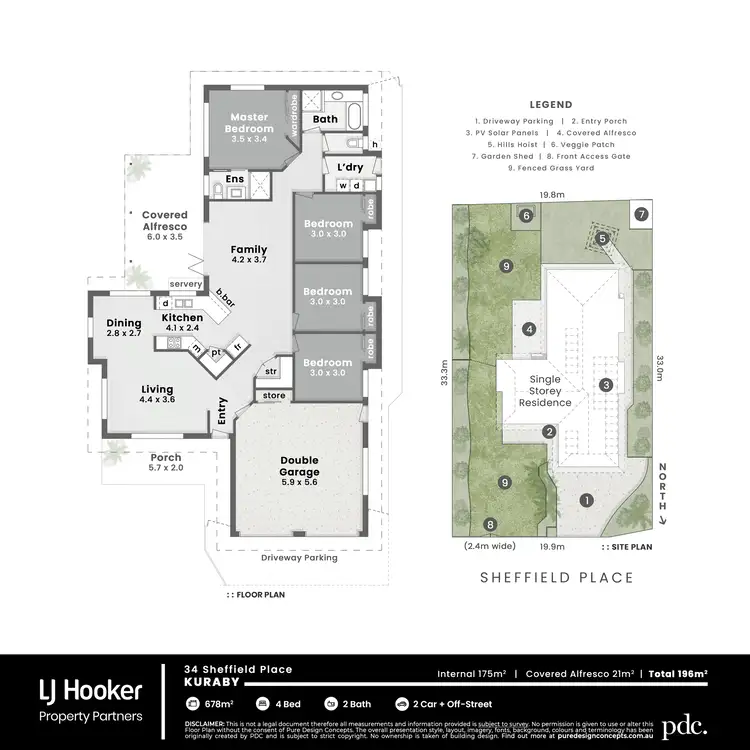 Floorplan of Homely house listing, 34 Sheffield Place, Kuraby QLD 4112