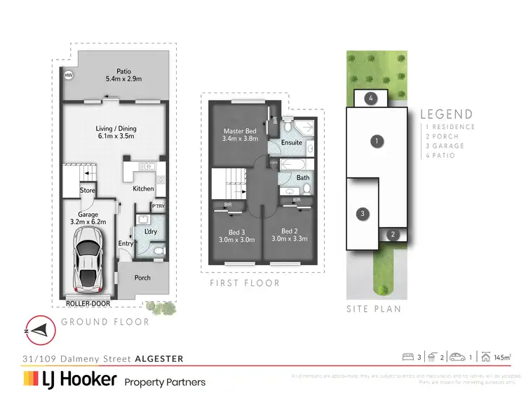 Floorplan of Homely townhouse listing, 31/109 Dalmeny Street, Algester QLD 4115