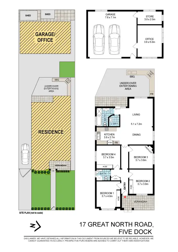 Floorplan of Homely house listing, 17 Great North Road, Five Dock NSW 2046