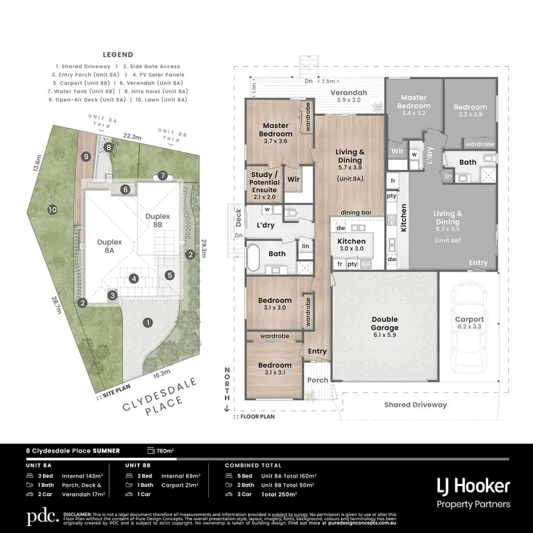 Floorplan of Homely house listing, 8 Clydesdale Place, Sumner QLD 4074
