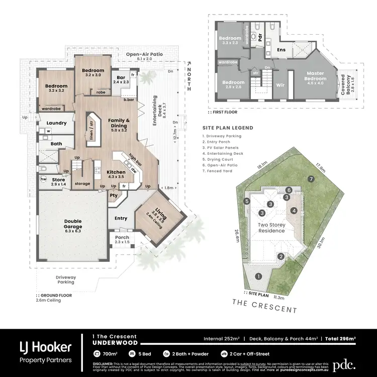Floorplan of Homely house listing, 1 The Crescent, Underwood QLD 4119