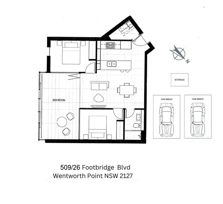 Floorplan of Homely apartment listing, Address available on request