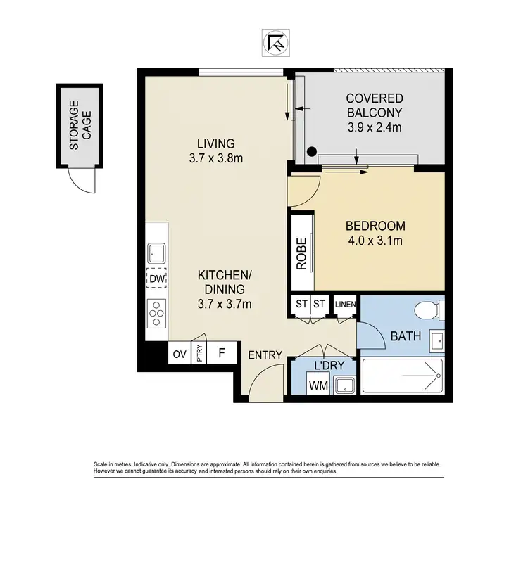 Floorplan of Homely apartment listing, A233/6 Elger Street, Glebe NSW 2037