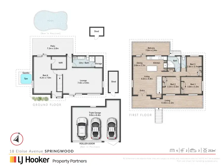 Floorplan of Homely house listing, 18 Eloise Avenue, Springwood QLD 4127