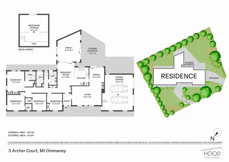 Floorplan of Homely house listing, 3 Archer Court, Mount Ommaney QLD 4074