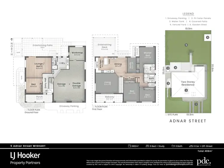 Floorplan of Homely house listing, 5 Adnar Street, Wishart QLD 4122
