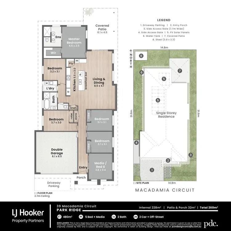 Floorplan of Homely house listing, 39 Macadamia Circuit, Park Ridge QLD 4125