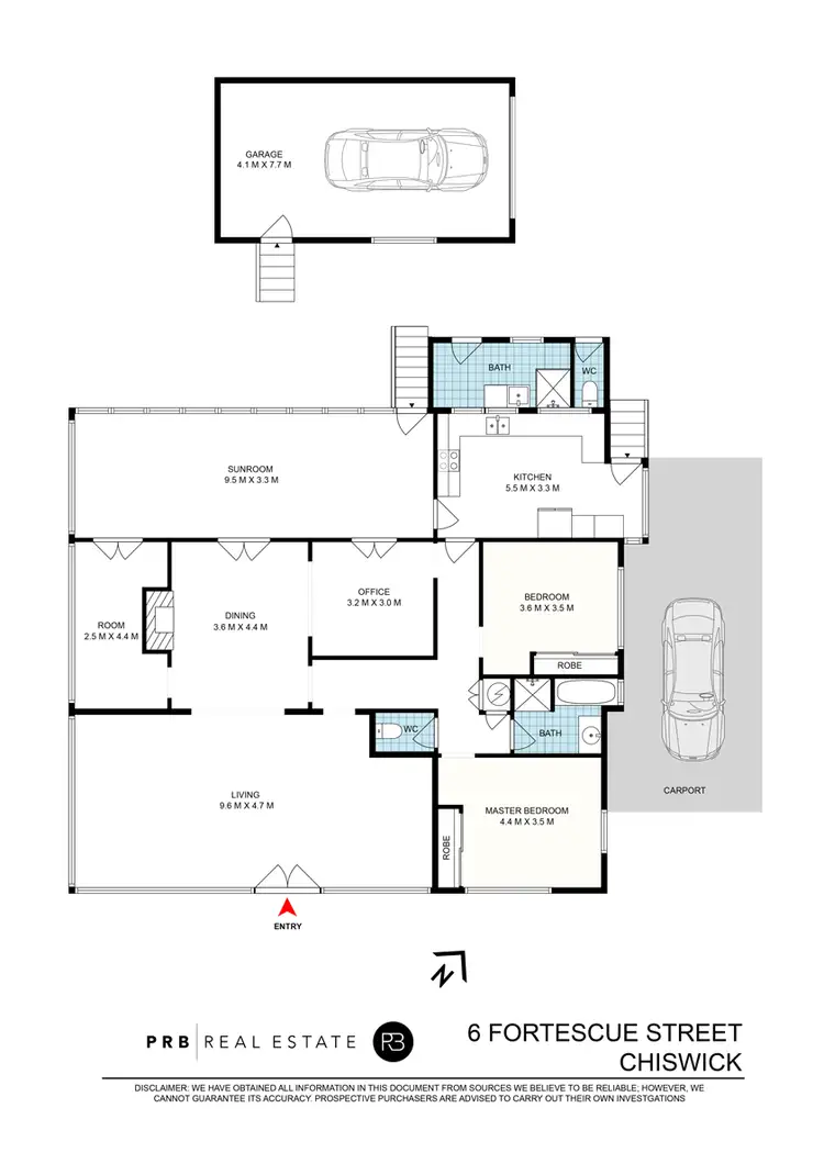 Floorplan of Homely house listing, 6 Fortescue Street, Chiswick NSW 2046
