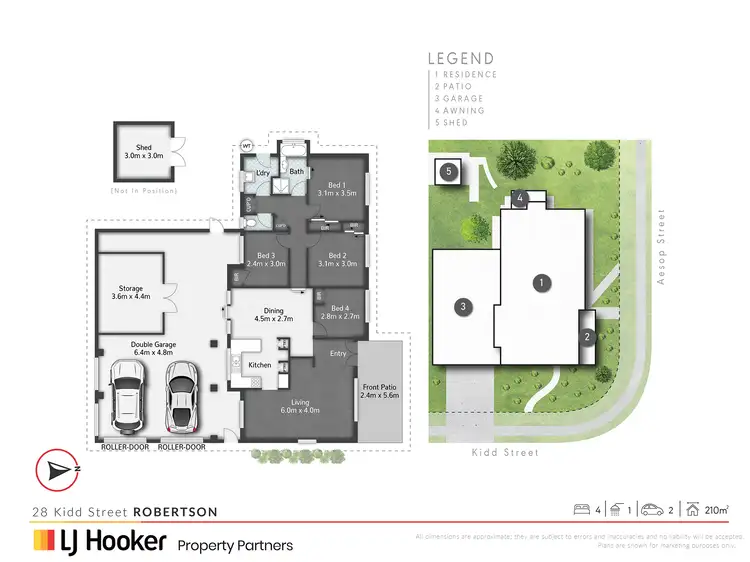 Floorplan of Homely house listing, 28 Kidd Street, Robertson QLD 4109