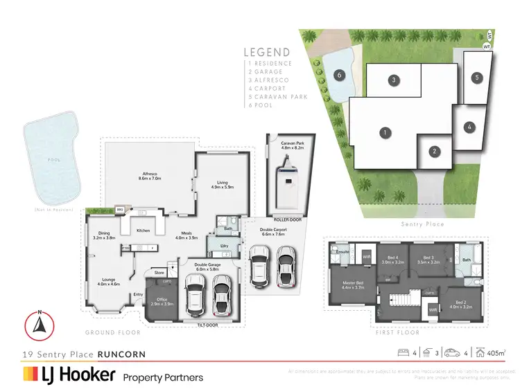 Floorplan of Homely house listing, 19 Sentry Place, Runcorn QLD 4113