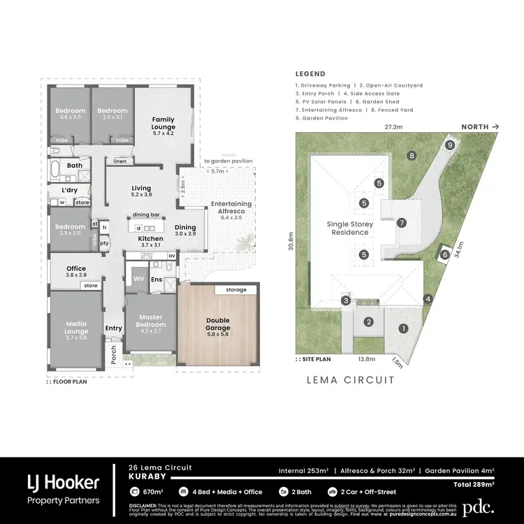 Floorplan of Homely house listing, 26 Lema Circuit, Kuraby QLD 4112