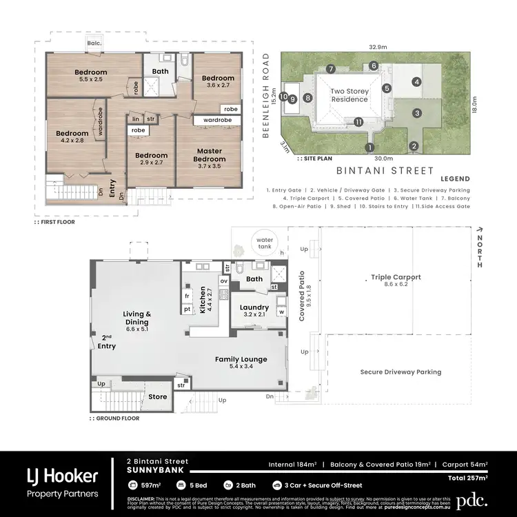Floorplan of Homely house listing, 2 Bintani Street, Sunnybank QLD 4109