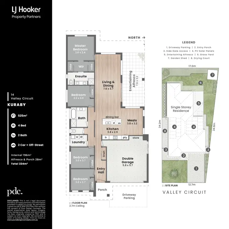 Floorplan of Homely house listing, 14 Valley Circuit, Kuraby QLD 4112