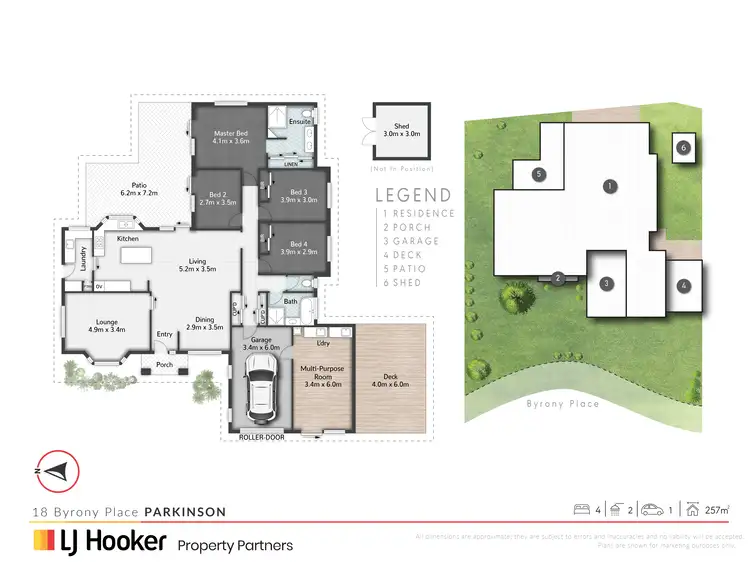 Floorplan of Homely house listing, 18 Byrony Place, Parkinson QLD 4115