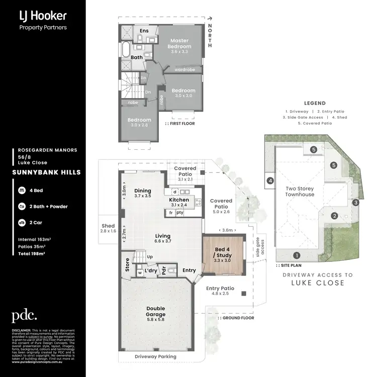 Floorplan of Homely townhouse listing, 56/8 Luke Close, Sunnybank Hills QLD 4109