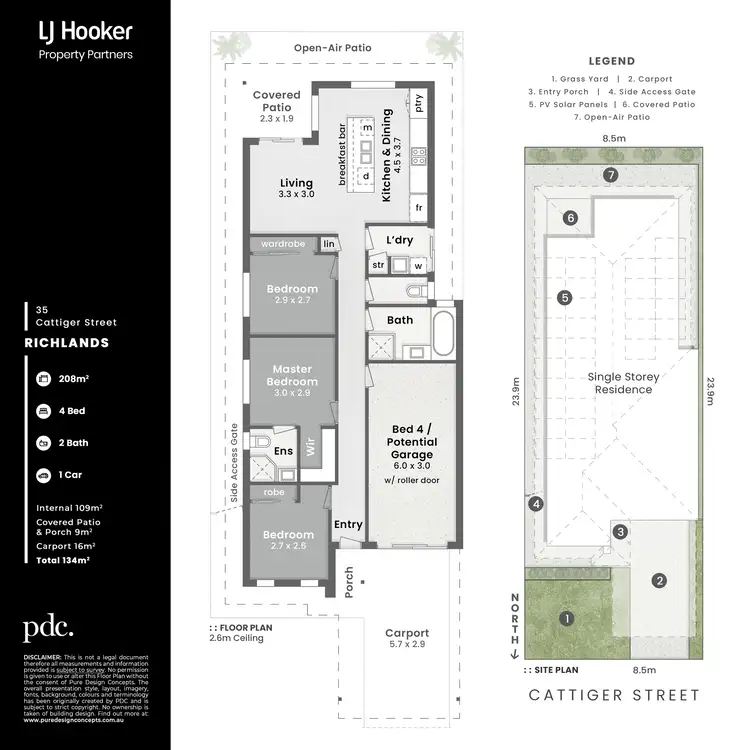 Floorplan of Homely house listing, 35 Cattiger Street, Richlands QLD 4077