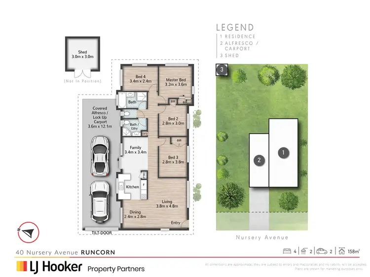 Floorplan of Homely house listing, 40 Nursery Avenue, Runcorn QLD 4113