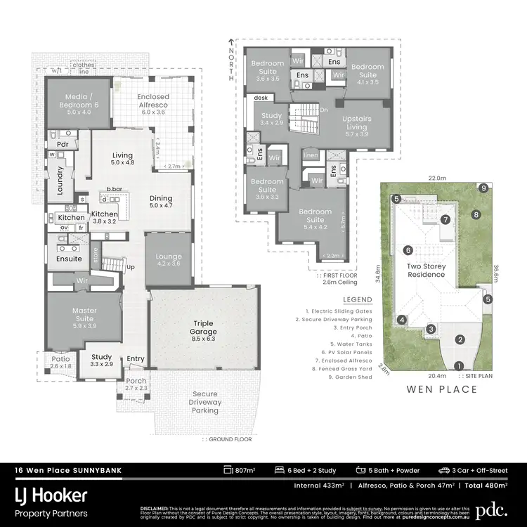 Floorplan of Homely house listing, 16 Wen Place, Sunnybank QLD 4109