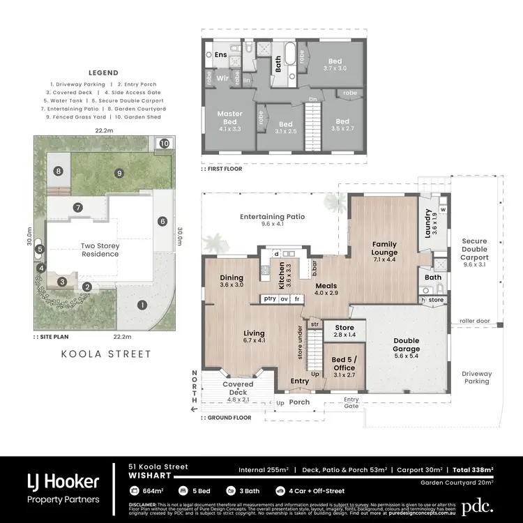 Floorplan of Homely house listing, 51 Koola Street, Wishart QLD 4122