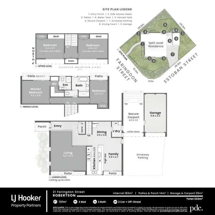 Floorplan of Homely house listing, 21 Faringdon Street, Robertson QLD 4109