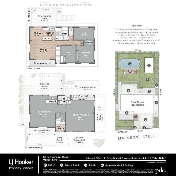 Floorplan of Homely house listing, 56 Malmrose Street, Wishart QLD 4122