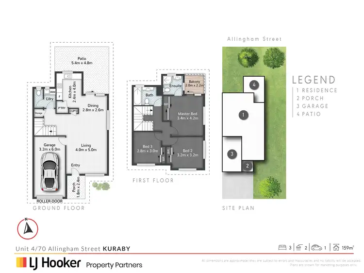 Floorplan of Homely townhouse listing, 4/70 Allingham Street, Kuraby QLD 4112