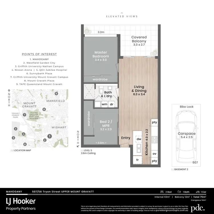 Floorplan of Homely apartment listing, 507/56 Tryon Street, Upper Mount Gravatt QLD 4122
