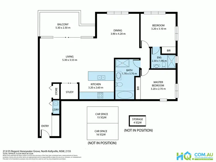 Floorplan of Homely apartment listing, 213/25 Regent Honeyeater Grove, North Kellyville NSW 2155