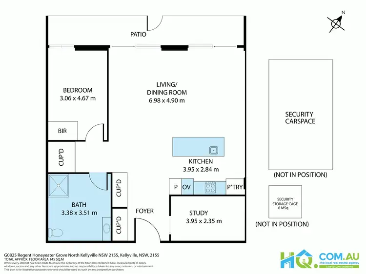 Floorplan of Homely apartment listing, G08/25 Regent Honeyeater Grove, North Kellyville NSW 2155