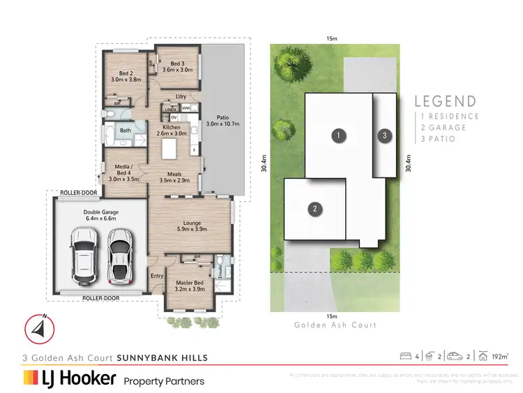 Floorplan of Homely house listing, 3 Golden Ash Court, Sunnybank Hills QLD 4109