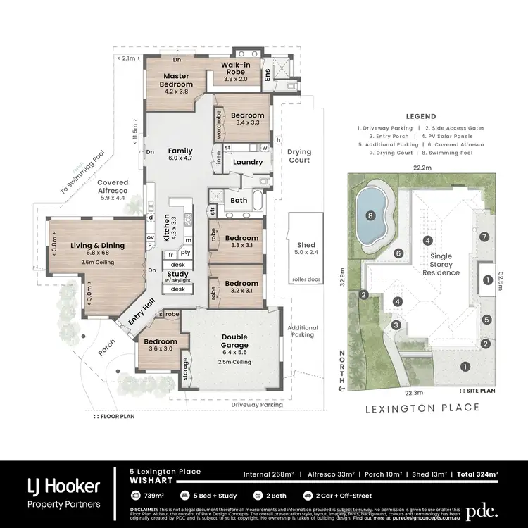 Floorplan of Homely house listing, 5 Lexington Place, Wishart QLD 4122