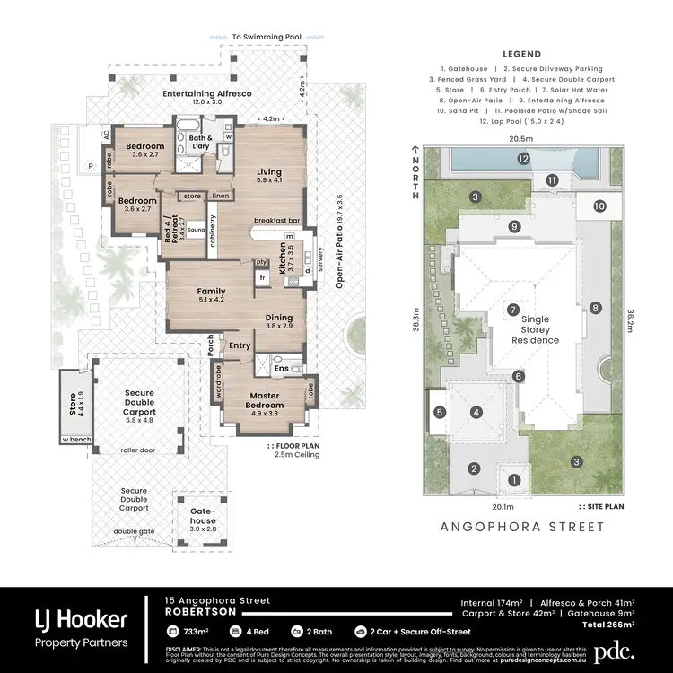 Floorplan of Homely house listing, 15 Angophora Street, Robertson QLD 4109
