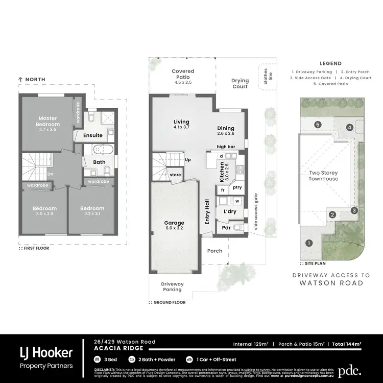Floorplan of Homely townhouse listing, 26/429 Watson Road, Acacia Ridge QLD 4110