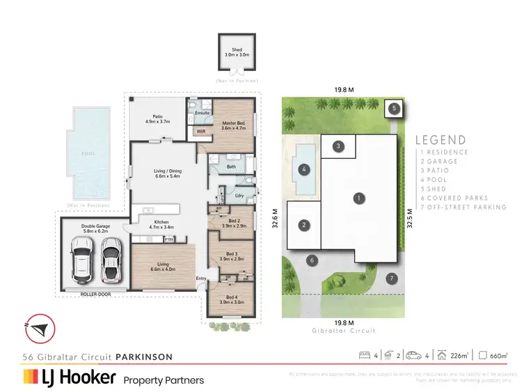 Floorplan of Homely house listing, 56 Gibraltar Circuit, Parkinson QLD 4115