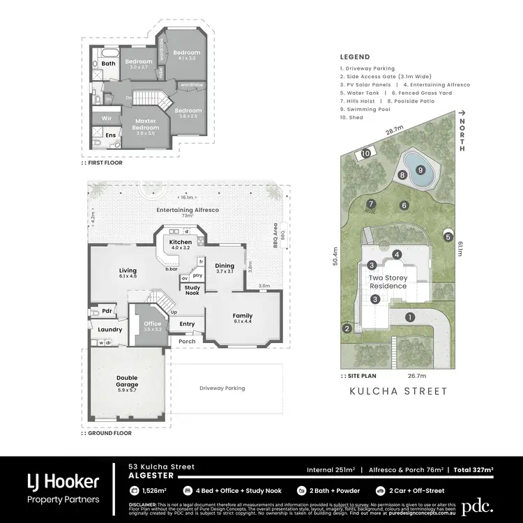 Floorplan of Homely house listing, 53 Kulcha Street, Algester QLD 4115