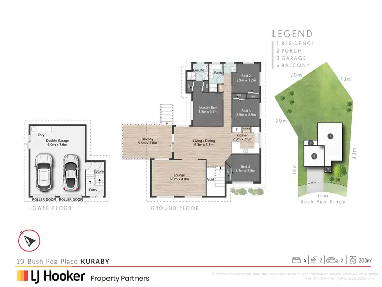 Floorplan of Homely house listing, 10 Bush Pea Place, Kuraby QLD 4112