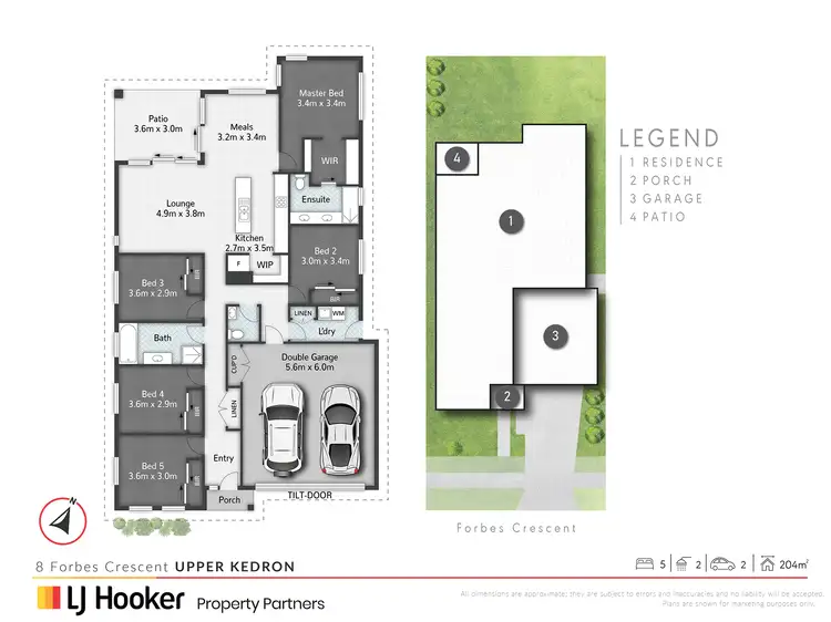 Floorplan of Homely house listing, 8 Forbes Crescent, Upper Kedron QLD 4055