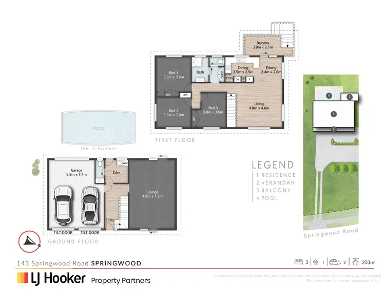 Floorplan of Homely house listing, 143 Springwood Road, Springwood QLD 4127