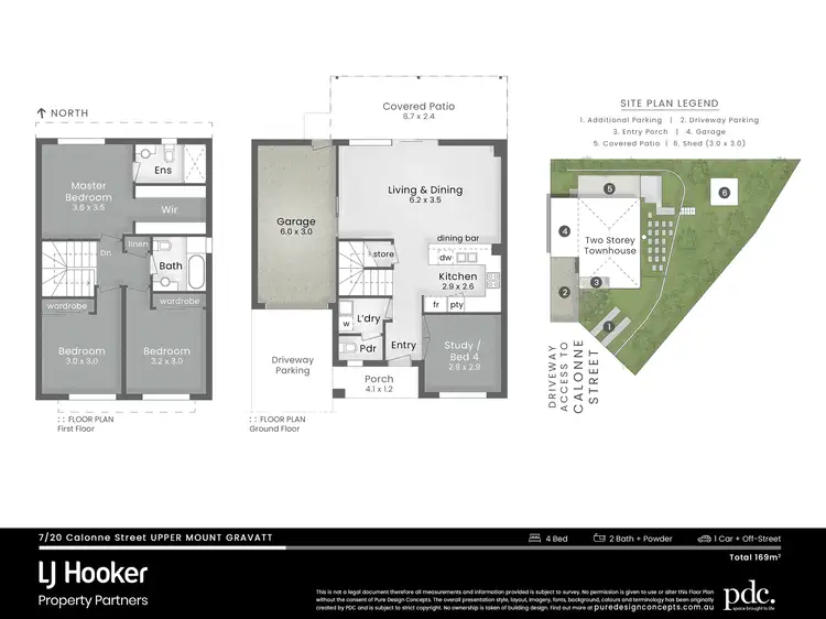 Floorplan of Homely townhouse listing, 7/20 Calonne Street, Upper Mount Gravatt QLD 4122