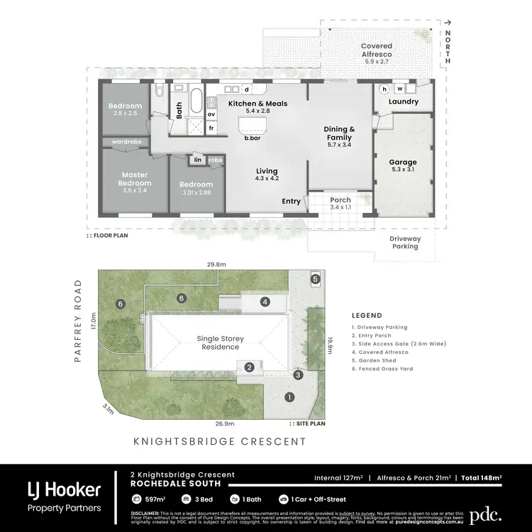 Floorplan of Homely house listing, 2 Knightsbridge Crescent, Rochedale South QLD 4123