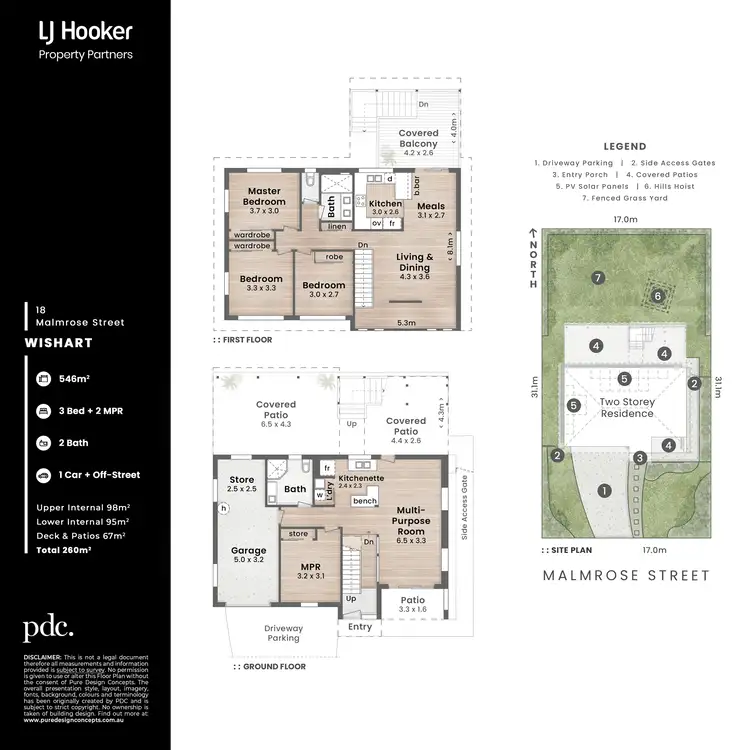 Floorplan of Homely house listing, 18 Malmrose Street, Wishart QLD 4122